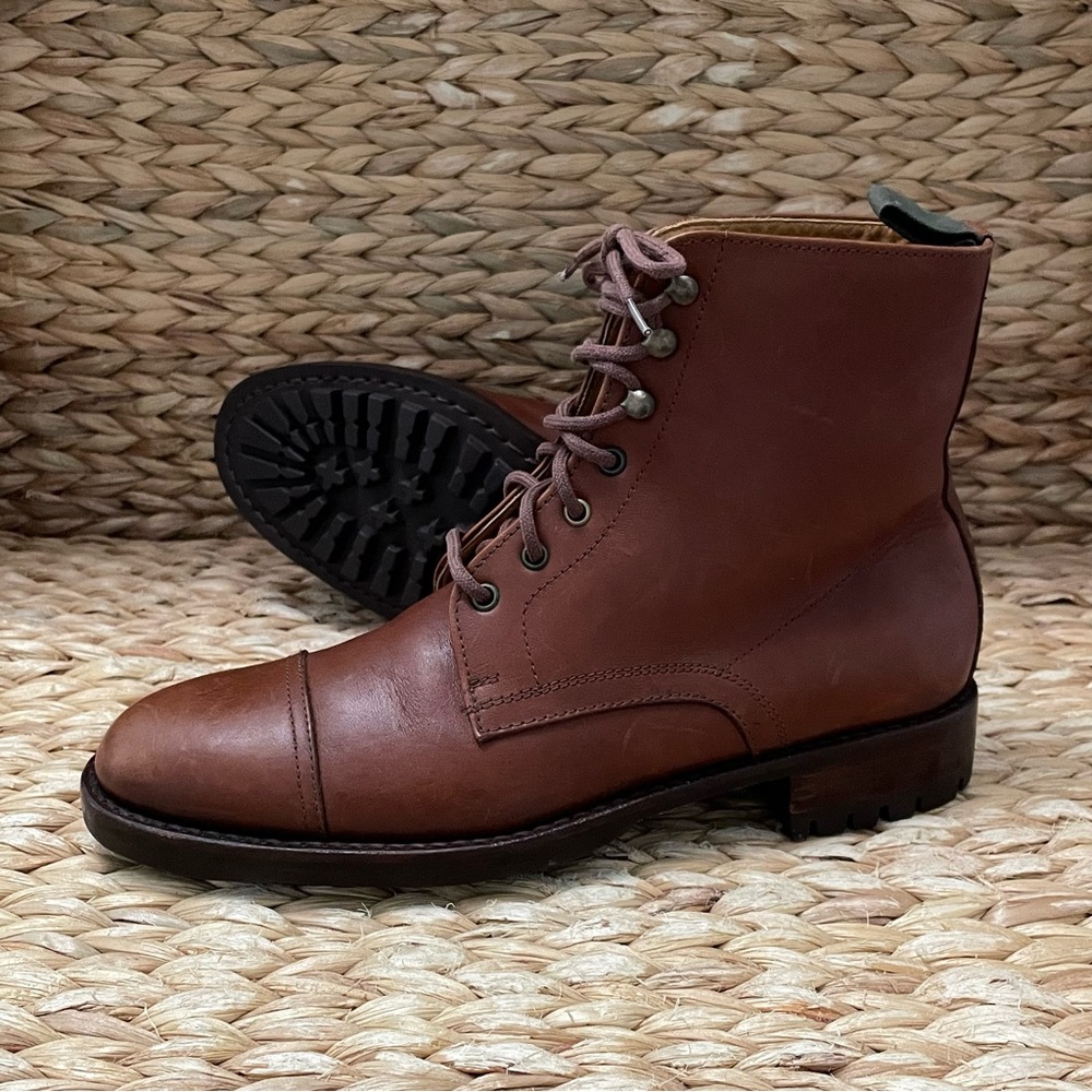 Cole Haan Captoe Ankle Boot Brown Vintage